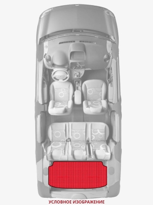 ЭВА коврики «Queen Lux» багажник для Lexus IS III